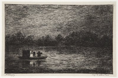 Nachtfahrt von Charles Francois Daubigny