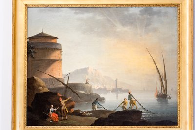Meereslandschaft von Charles François Grenier de Lacroix