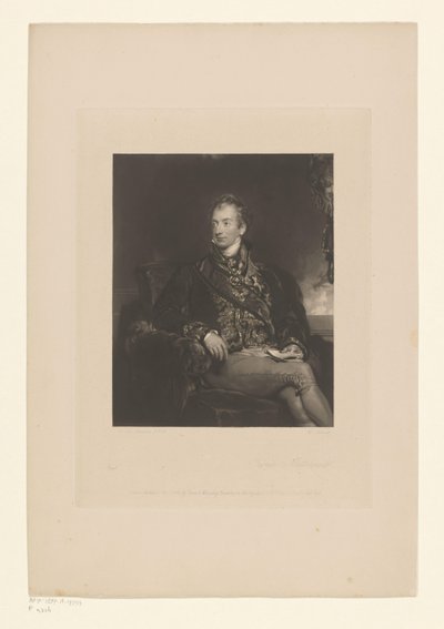 Porträt von Klemens von Metternich von Charles George Lewis