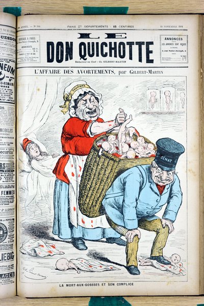 Cover von "Le Don Quixote", Nummer 908, Satirisch in Farben von Charles Gilbert Martin