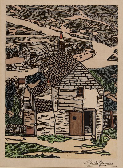 Cornish Cottage von Charles Ginner