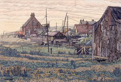 Kieselsteine - Rye Harbour von Charles Ginner