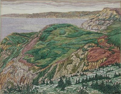 Die Küste von Dorset, ca. 1927 von Charles Ginner