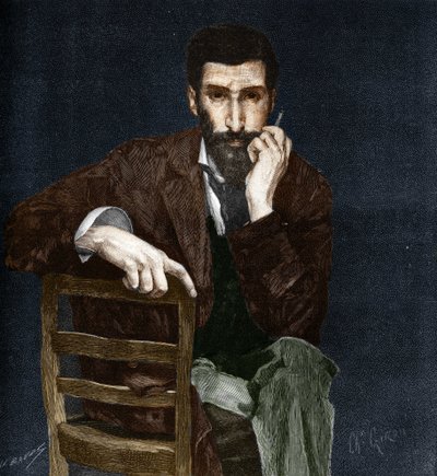 Porträt von Pierre Savorgnan de Brazza (1852-1905), französischer Entdecker von Charles Giron