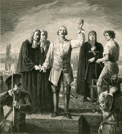 Hinrichtung von Major Davel von Charles Gleyre