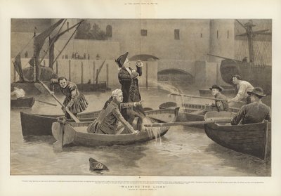 Die Löwen waschen von Charles Green