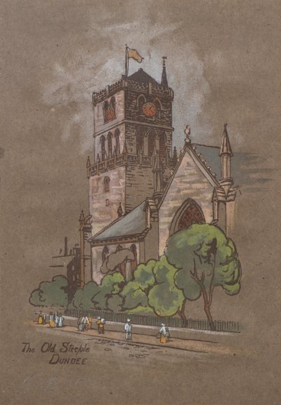 Der Alte Turm, Dundee von Charles Gustav Louis Phillips