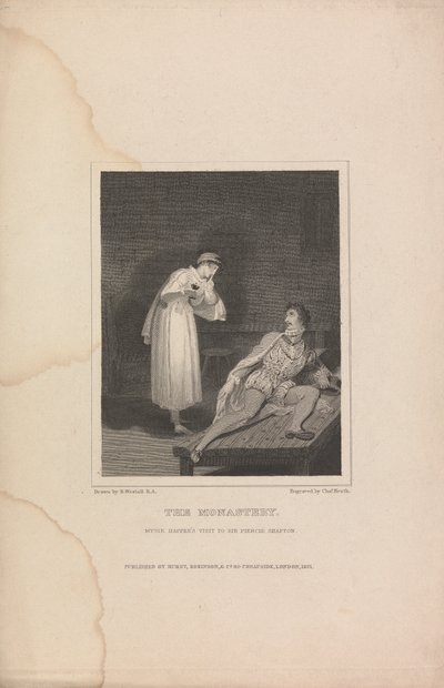 Das Kloster, Mysie Happers Besuch bei Sir Piercie Shafton von Charles Heath