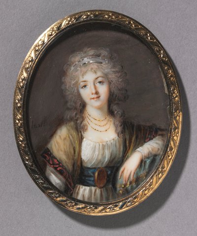 Porträt einer jungen Frau, ca. 1785 von Charles Hénard