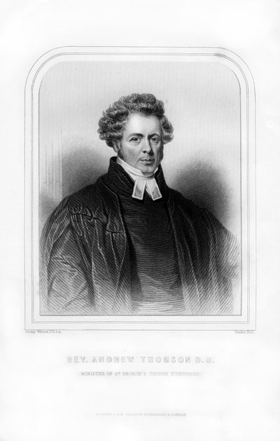 Reverend Andrew Thomson, schottischer Geistlicher, 1870 von Charles Holl