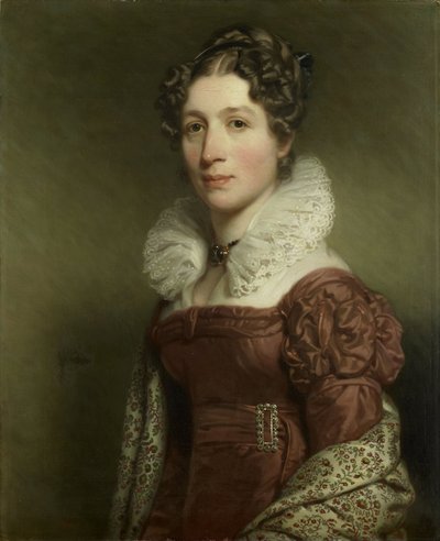 Jacoba Vetter (1796-1830), Ehefrau von Pieter Meijer Warnars, Amsterdamer Buchhändler von Charles Howard Hodges