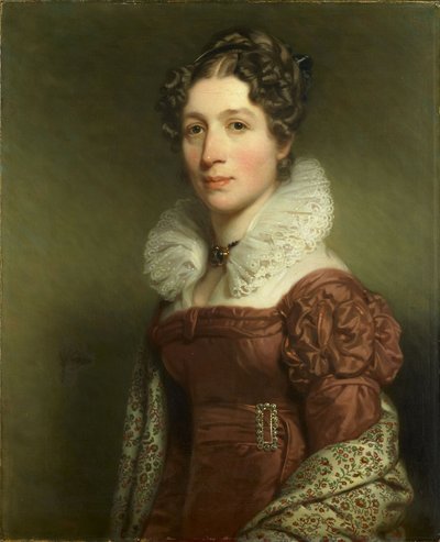 Jacoba Vetter (1796-1830), Ehefrau von Pieter Meijer Warnars, Amsterdamer Buchhändler von Charles Howard Hodges