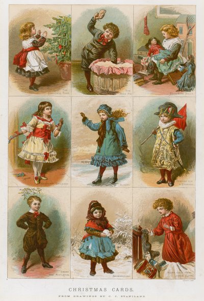 Weihnachtskarten von Charles J. Staniland