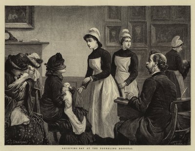 Empfangstag im Findelhaus von Charles J. Staniland