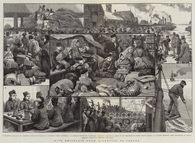 Mit Auswanderern von Liverpool nach Kanada von Charles J. Staniland