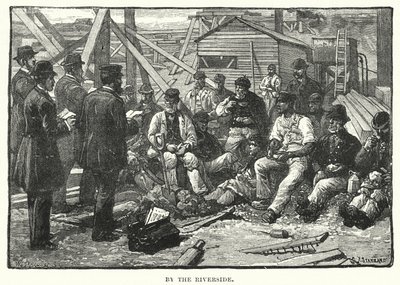 Am Flussufer von after Charles J. Staniland