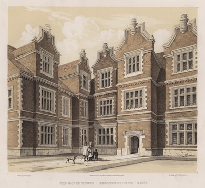 Altes Herrenhaus, Hollingbourne, Kent von Charles James Richardson