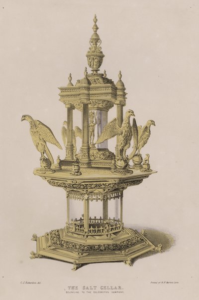 Der Salzstreuer der Goldschmiedegilde von Charles James Richardson