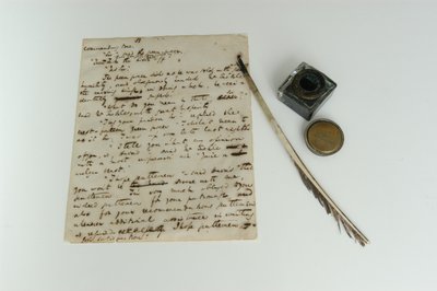 Pickwick Papers Manuskript, ca. 1837, und Dickens