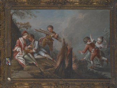 Freuden des Winters von Charles Joseph Dominique Eisen