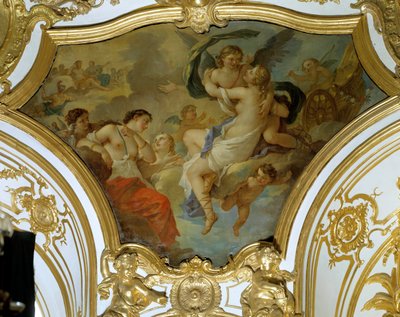 Psyche im Himmel von Amor entführt von Charles Joseph Natoire
