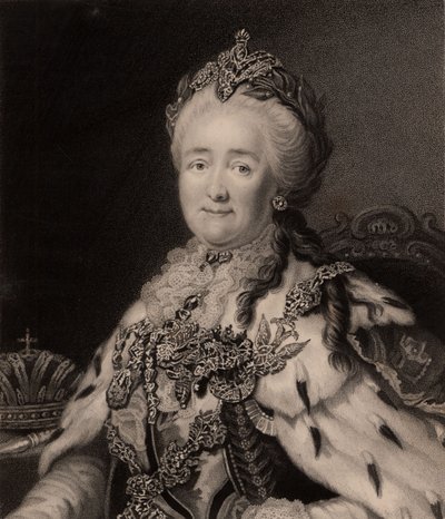 Kaiserin Katharina II., die Große (Gravur) von Charles Knight