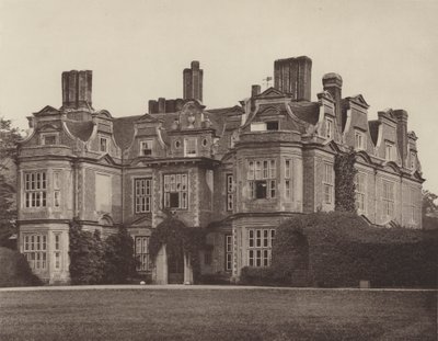 Swateley Hall, Uxbridge, die Eingangsfront von Charles Latham