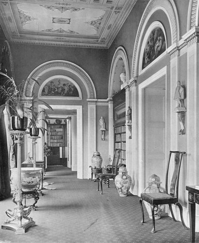Der Bibliothekskorridor von Charles Latham