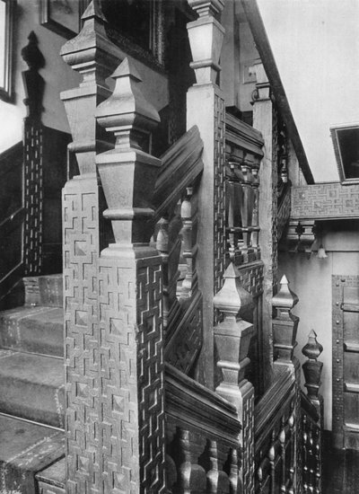 Die Eichenholztreppe von Charles Latham