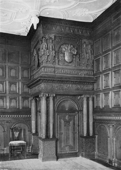 The Red Lodge. Interner Vorbau im Salon von Charles Latham