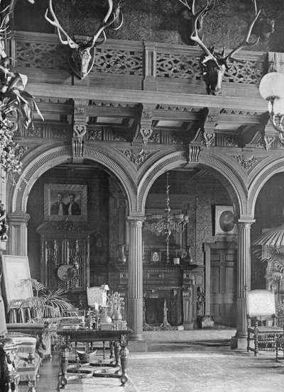 Der Paravent im Salon von Charles Latham