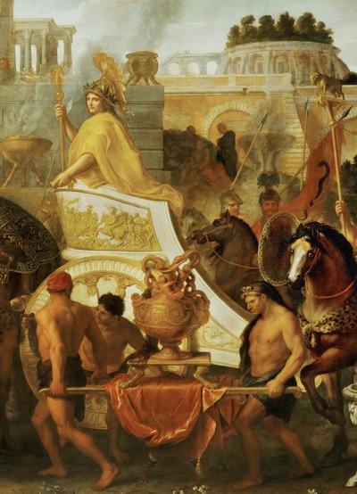 Alexander der Große betritt Babylon von Charles Le Brun