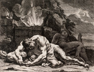 Nacht, aus der Serie Vier Tageszeiten von Charles Le Brun