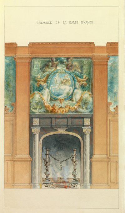 Projekt für das Hotel von Prinz Georges Bibesco von Charles Le Coeur