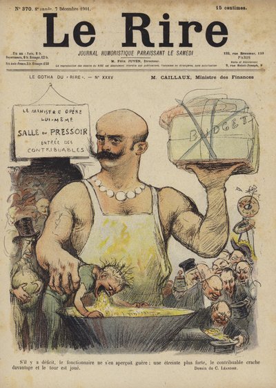 Illustration für Le Rire von Charles Leandre