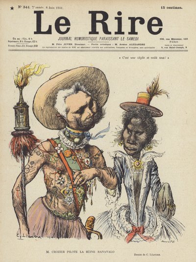Illustration für Le Rire von Charles Leandre
