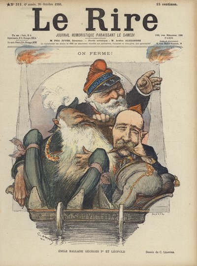 Illustration für Le Rire von Charles Leandre