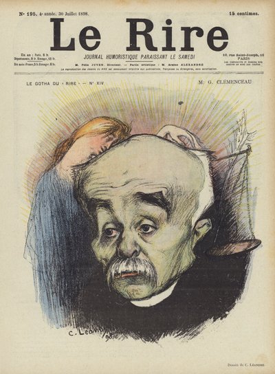 Illustration für Le Rire von Charles Leandre