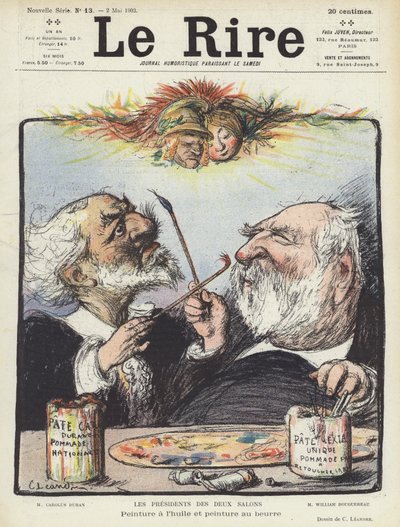 Illustration für Le Rire von Charles Leandre