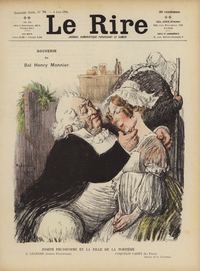 Illustration für Le Rire von Charles Leandre