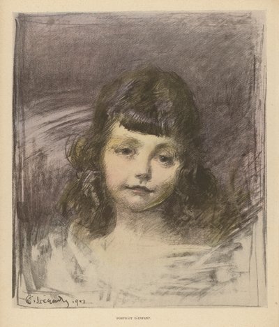 Porträt eines Kindes von Charles Leandre