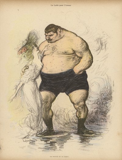 Der Kampf um die Liebe: Sanftheit und Stärke von Charles Leandre