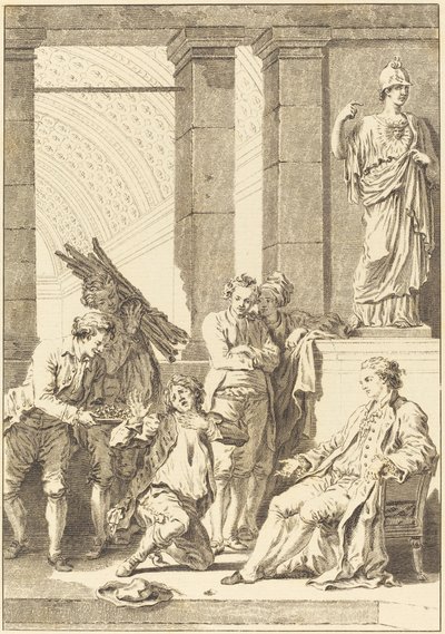 Der Bauer von Charles Louis Lingée after Jean Honoré Fragonard