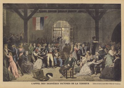 Die letzten Opfer der Schreckensherrschaft im Gefängnis von Saint-Lazare von Charles Louis Lucien Muller