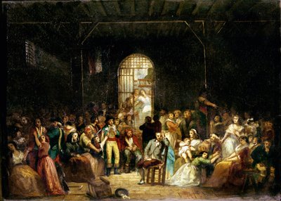 Der Ruf nach den letzten Opfern des Terrors, 7-9 Thermidor, Jahr 2 (25-27. Juli 1794) ca. 1850 von Charles Louis Lucien Muller