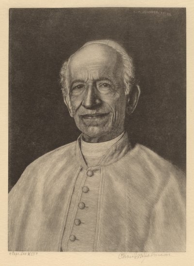 Papst Leo XIII von Charles M. Johnson