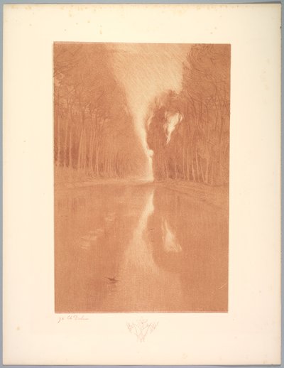 Suite von Landschaften: Landschaft, Platte 2, Remarque, Sternblumen von Charles Marie Dulac