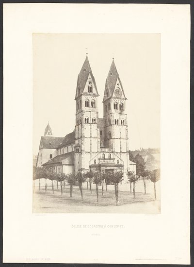 Kirche St. Castor in Koblenz von Charles Marville