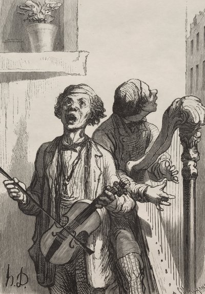 Straßensänger von Charles Maurand