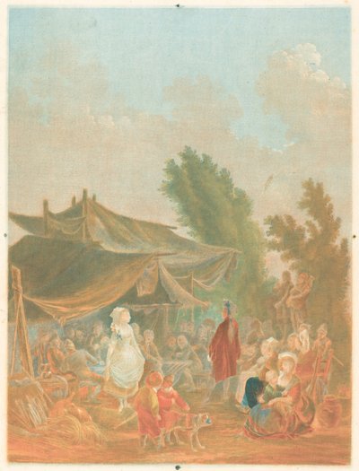 Dorfhochzeit von Charles Melchior Descourtis